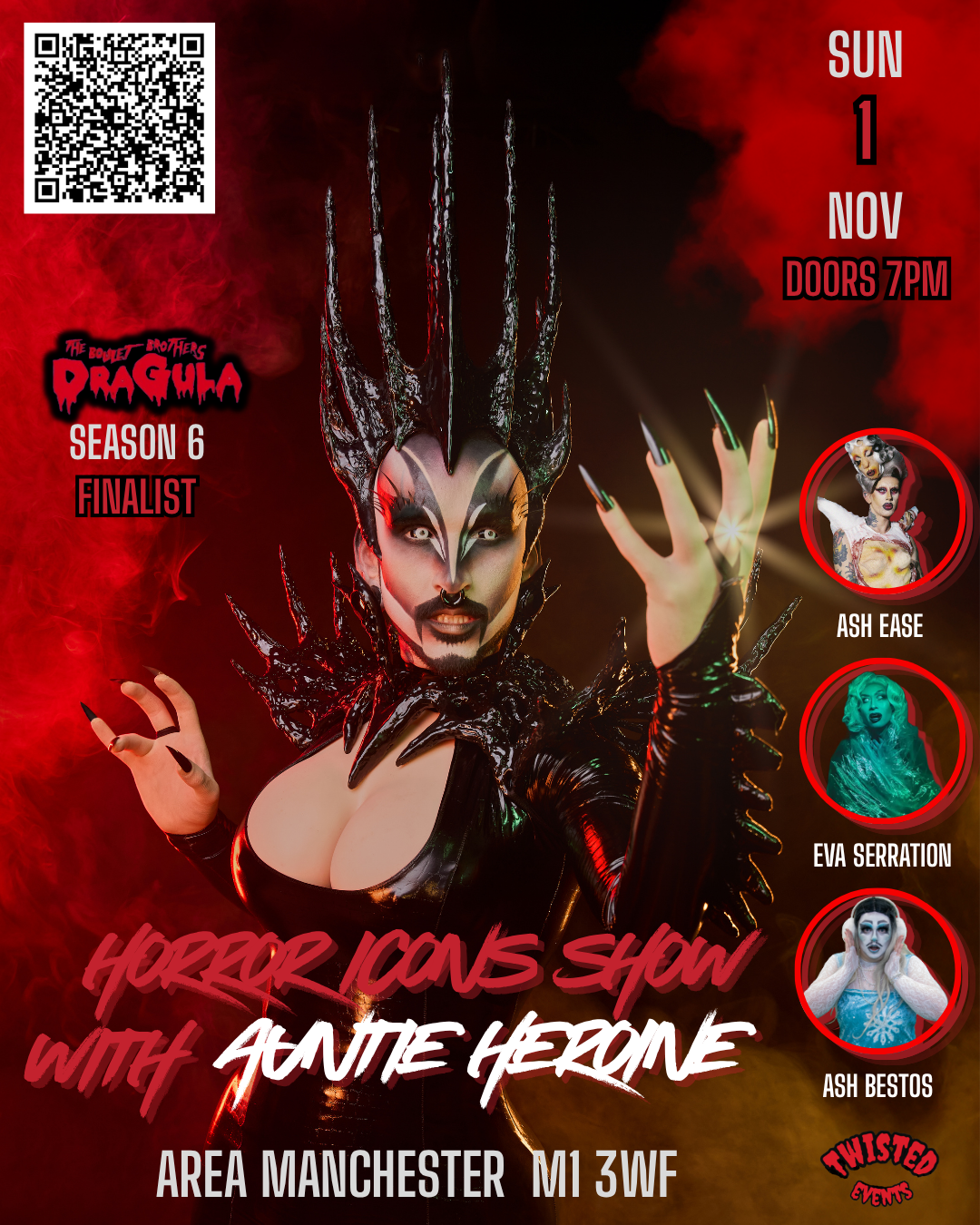 Horror Icons Show with Auntie Heroine: Manchester