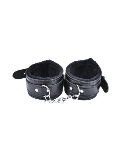 Loving Joy Beginner’s Bondage Kit Black Ankle cuffs