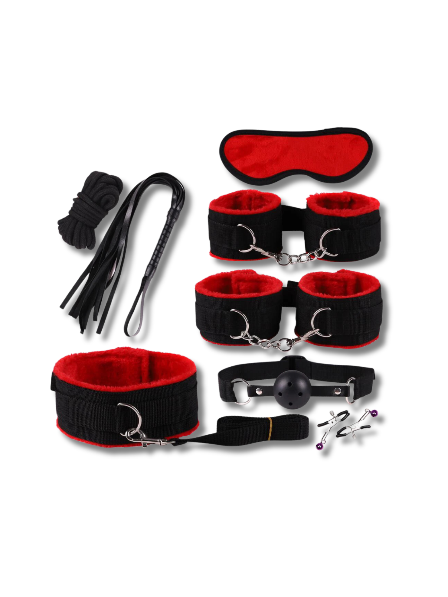 Bondage Set 8 Pieces Fetish Set