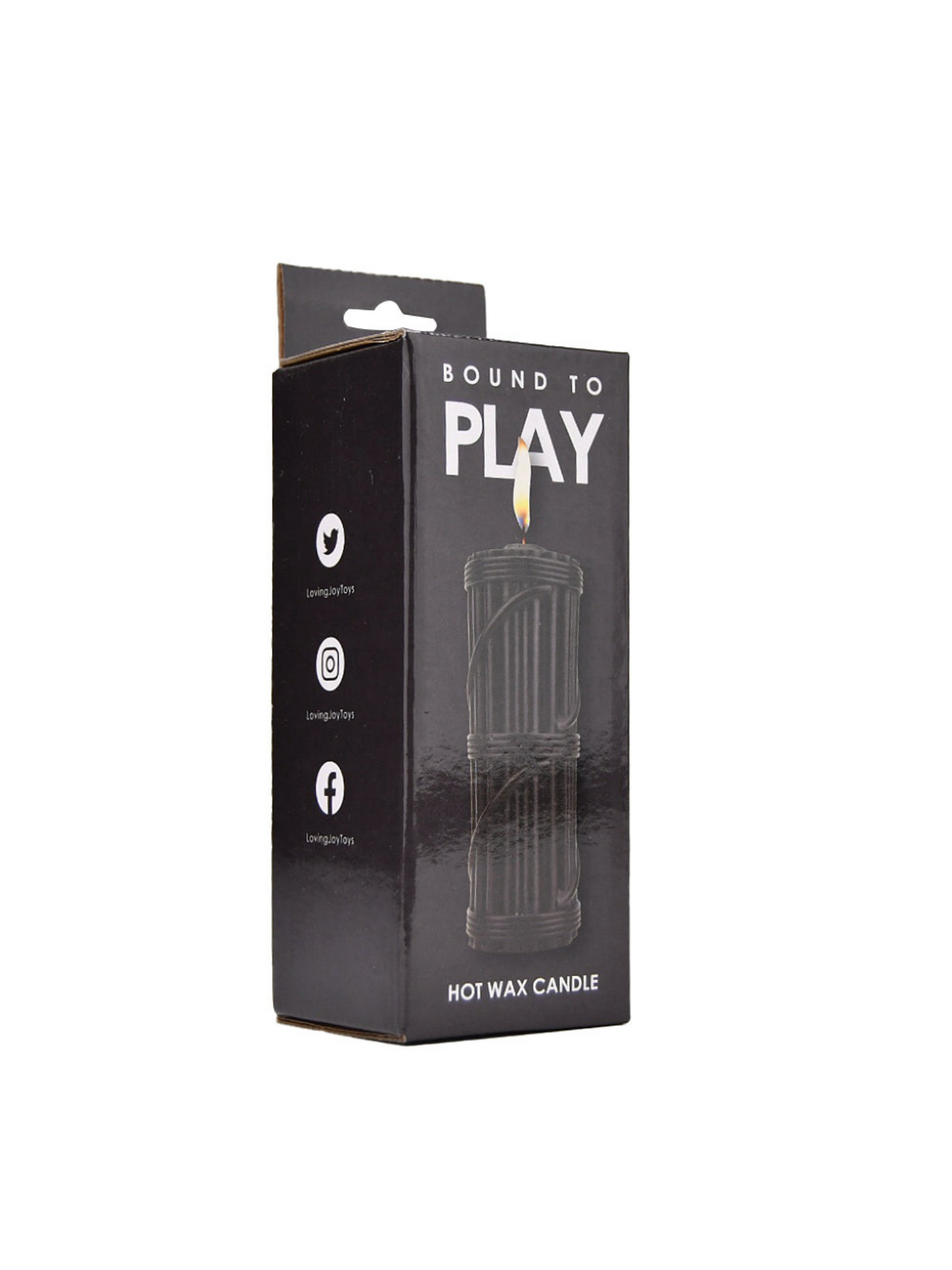 Bound to Play. Hot Wax Candle Red