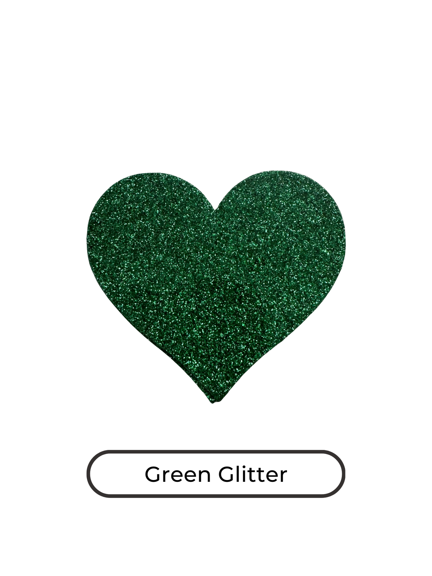 Heart shape green glitter nipple covers, green glitter nipple pasties, green glitter nipple tassels