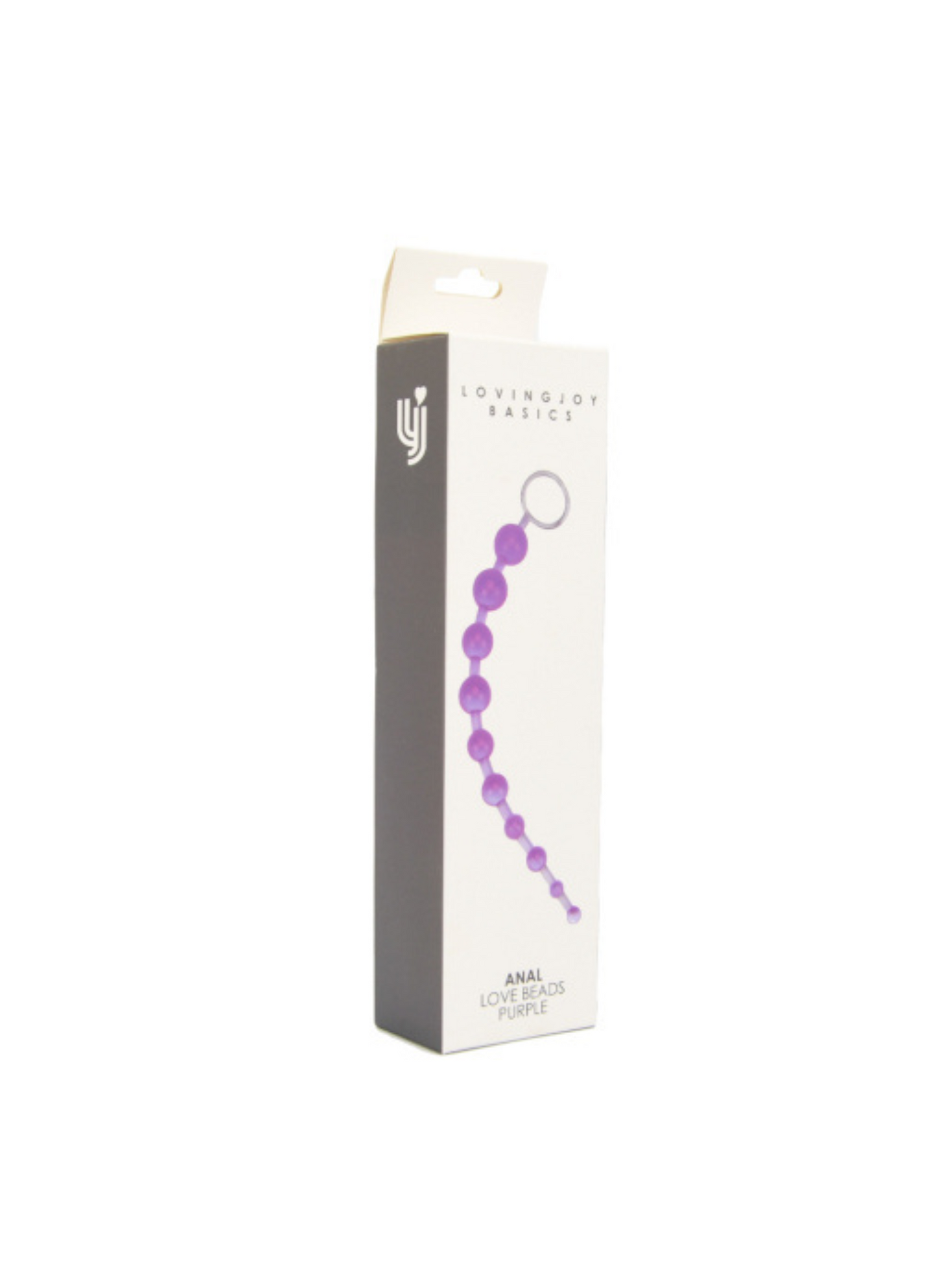 Anal Beads with Finger Loop - Beginner Friendly Purple