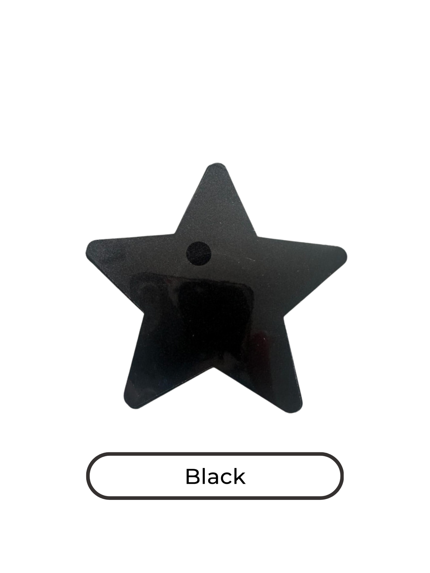 Star shape black nipple covers, black star shape nipple pasties, black star shape nipple tassels