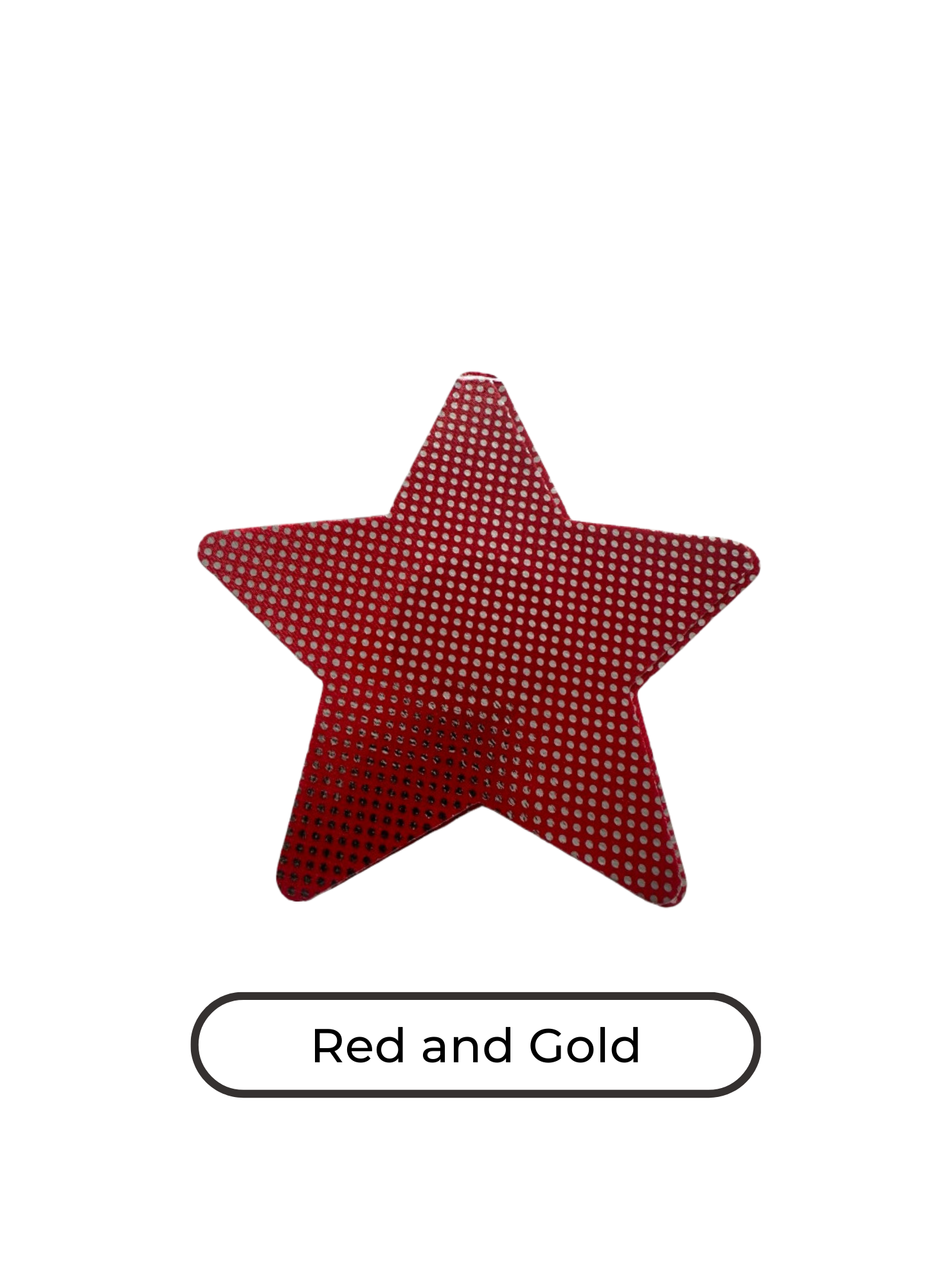 Star shape red and gold nipple covers, red and gold star shape nipple pasties, red and gold star shape nipple tassels