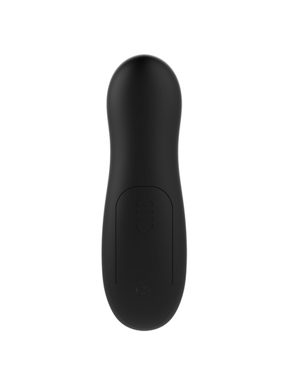 Black suction vibrator with 10 customizable vibration settings for enhanced stimulation.