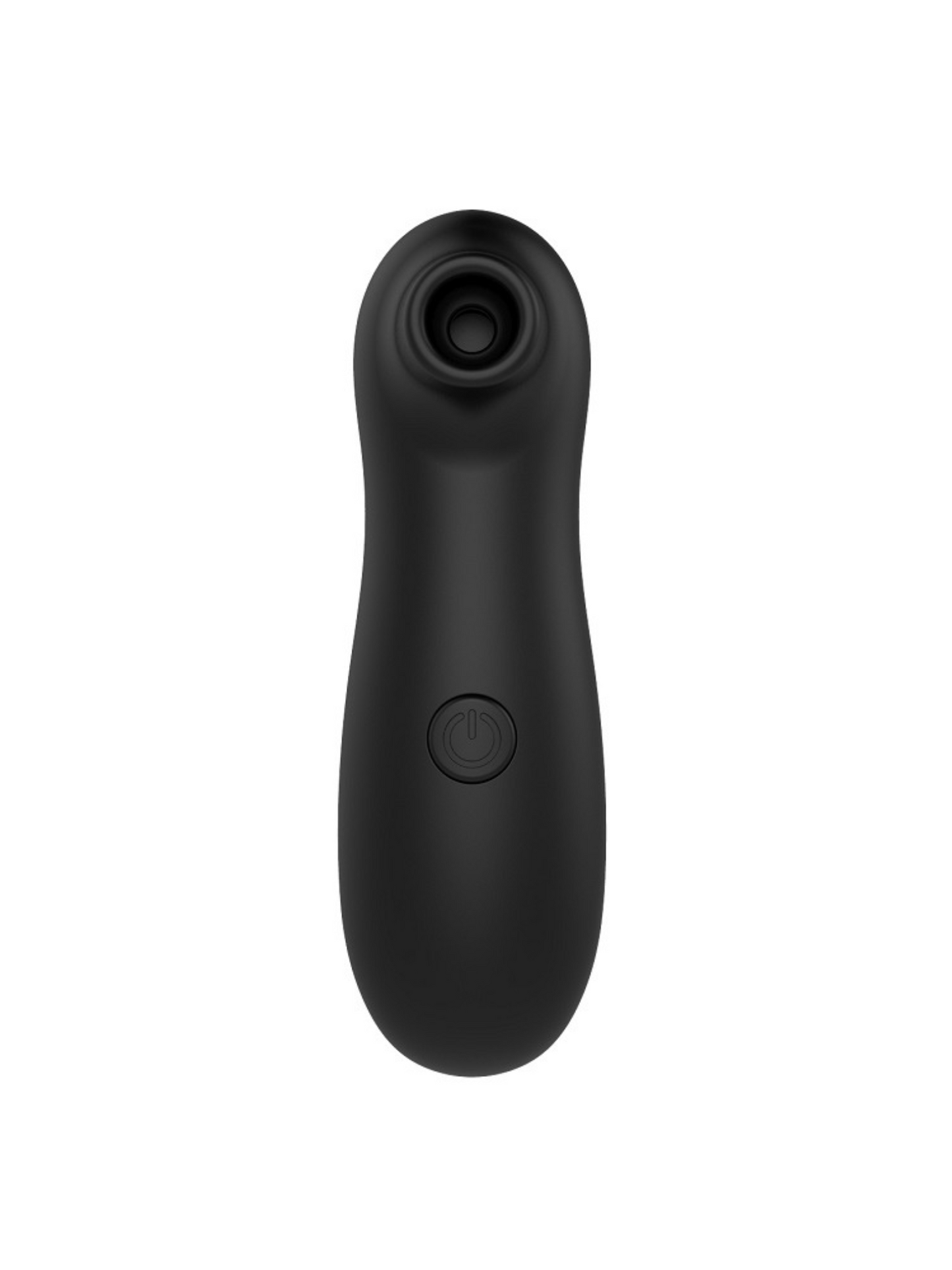 Portable black clitoral vibrator, perfect for discreet on-the-go pleasure.