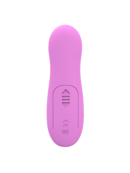 Pink ABS material clitoral suction toy, built for durability and pleasure.