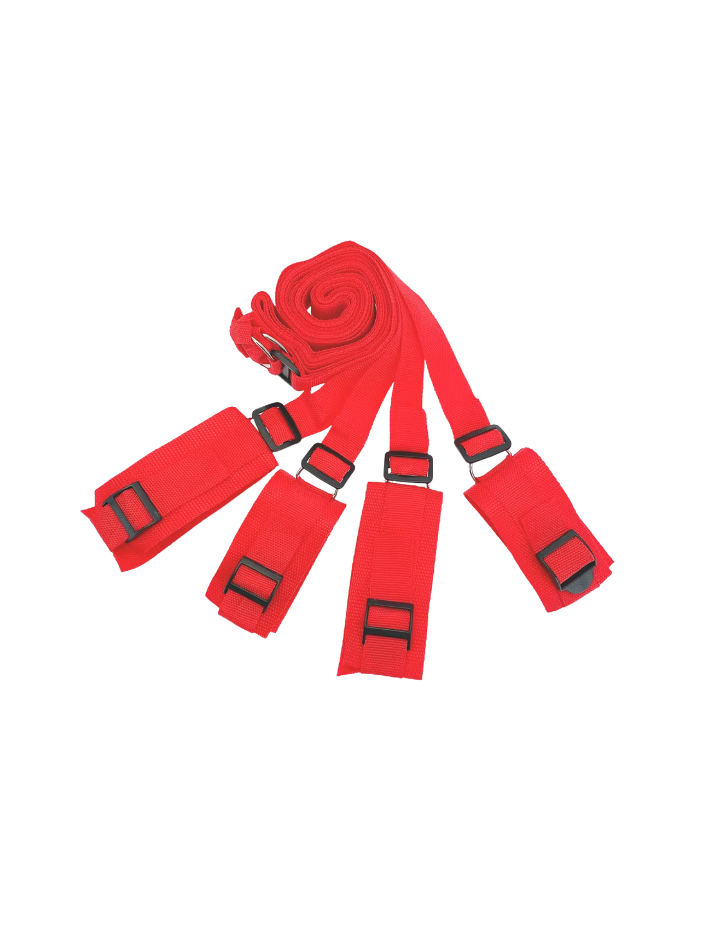 Comfortable bed restraints with quick-release safety buckles for couples bedroom bondage UK